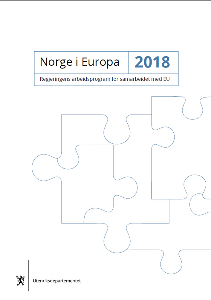 2018 ud norge i europa regjeringens arbeidsprogram for samarbeidet med eu 2018 2021